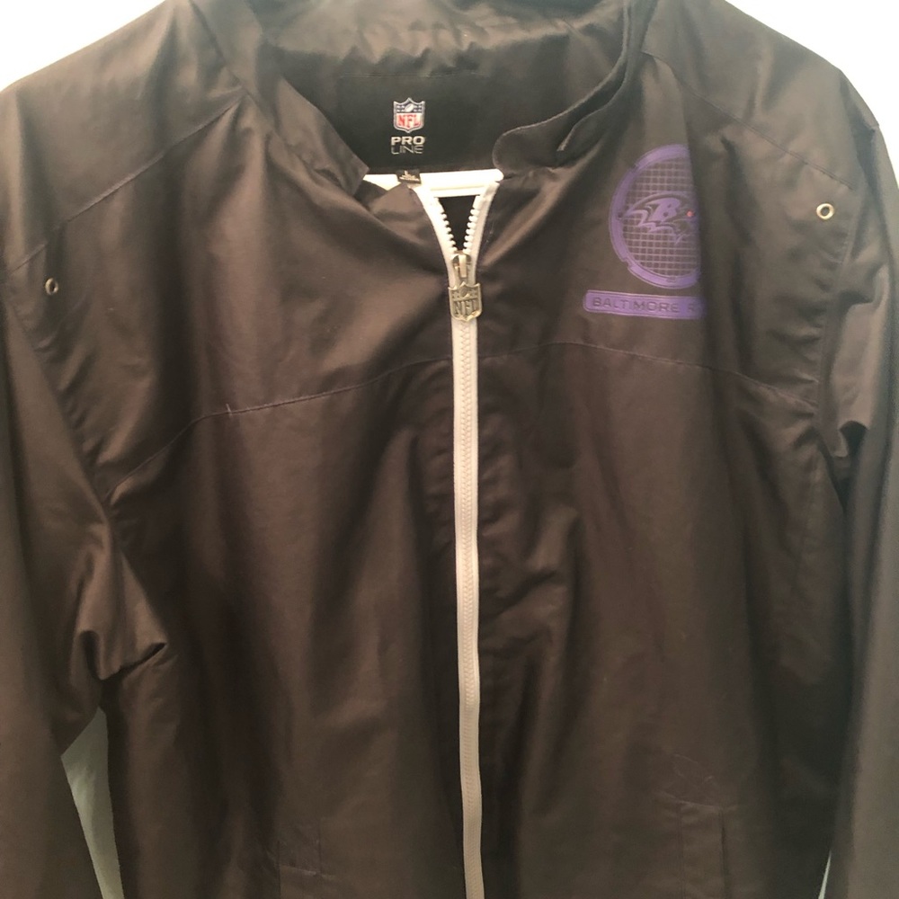 NFL Pro Line Baltimore Ravens Lined Windbreaker